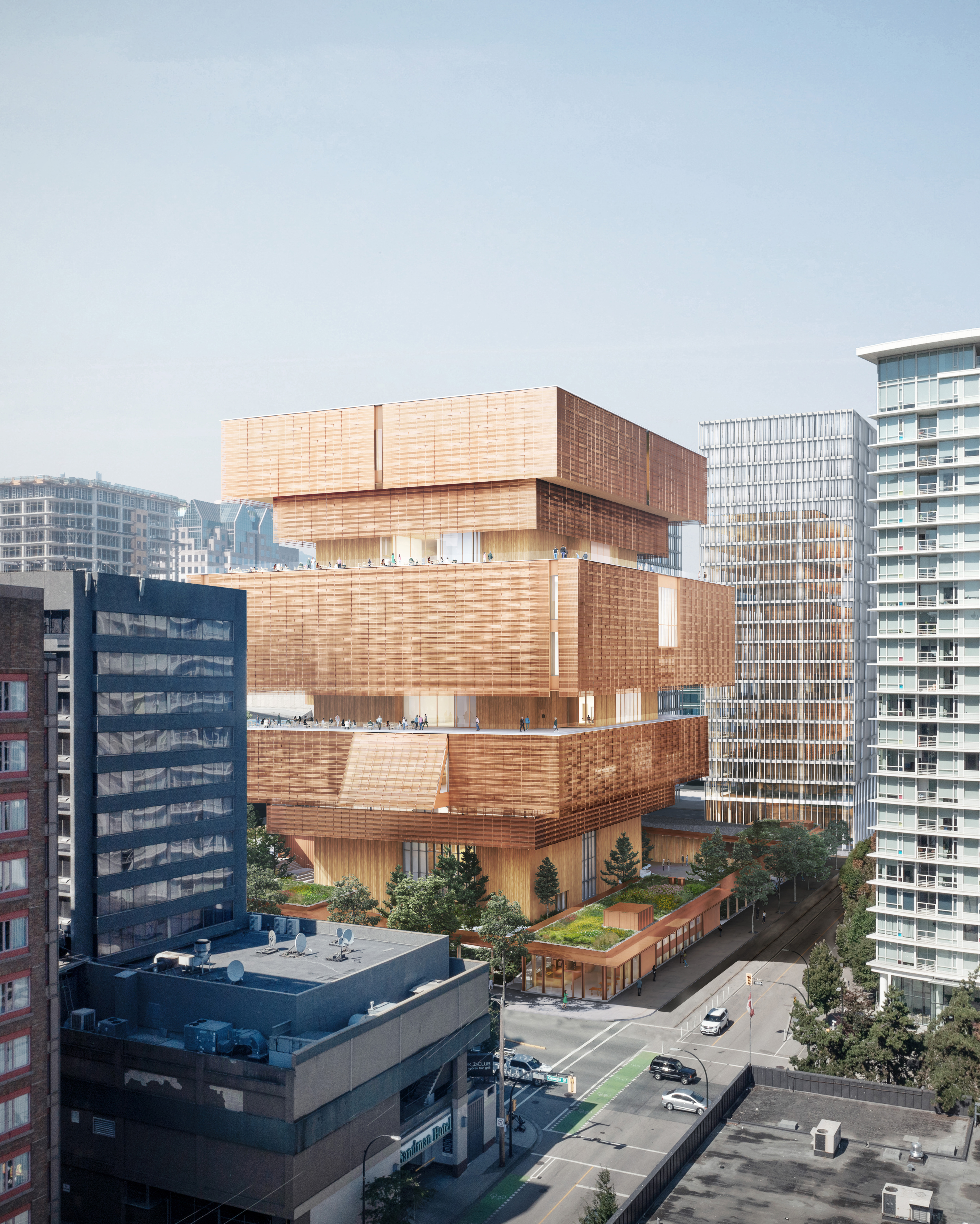 Rendering of the new Vancouver Art Gallery